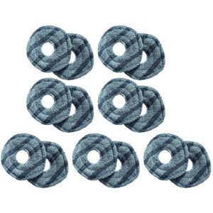 Tlily - 14PCS Washable Mopping Cloth Mop Pads for Eufy X10 Pro Omni and Eufy X9 Pro Robot Vacuums Cleaner Replacement Mops Parts