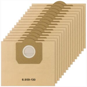 TLILY 15 Pack Vacuum Cleaner Bags for Karcher 6.959-130.0, Paper Filter Bags for Karcher Vacuum Cleaner, WD3 1629 MV3 Premium
