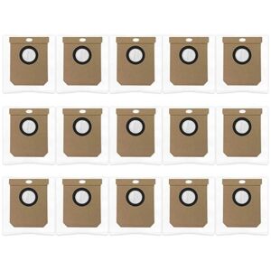 TLILY 15PCS for Conga Home Roidmi eve cc / Conga 10000 8090 Ultra 9090 ai / Eufy L50 L60 SES/Everybot Q5 / Haier H9+ Dust Bags