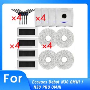 Tlily - 16 Pcs for Debot N30 omni / pro Vacuum Cleaner Replacement Brush Dust Bag Cloth Cover Kit