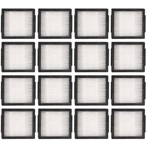 Tlily - 16PCS Replacement hepa Filter for Combo J7+ J9+ Robotic Vacuum Cleaner Filters Accessory Kit