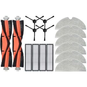 Tlily - 16PCS Replacement Parts for Dreame Bot D9 max / L10 Pro Robot Vacuum Cleaner Main SIde Brush hepa Filter Mop Cloth