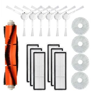 Tlily - 17Pcs for Dreame S10/S10 Pro Robot Vacuum Cleaner hepa Filter Main Side Brush Mop Cloth Floor Cleaning Accessories Kit