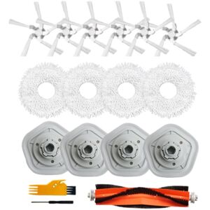 Tlily - 17Pcs Replacement Accessories Kit For Dreame W10/W10 Pro Robot Vacuum Cleaner Washable Mop Cloth Main Side Brush