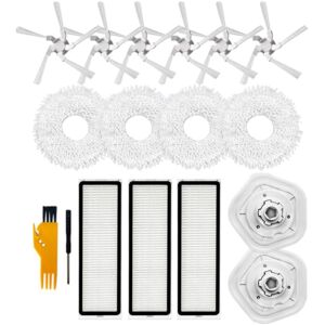 Tlily - 17Pcs Replacement Parts Kit For Dreame W10/W10 Pro Robot Vacuum Cleaner hepa Filter Side Brush Mop Cloth Cleaning Brush