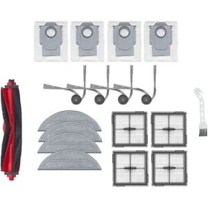 TLILY 18 Pcs for Q10 / + Sweeper Robot Accessories Roller Side Brush Filter Mop Pad Dust Bag