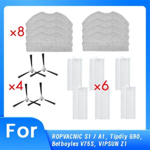 Tlily - 18 pcs for ropvacnic S1 / A1 Vacuum Cleaner Parts Side Brush