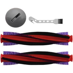 Tlily - 185mm Roller Brush Kit Bar For Dyson V6 DC59 DC62 SV073 SV03 Vacuum Cleaner Attachment Brush Roll End Cap Cover