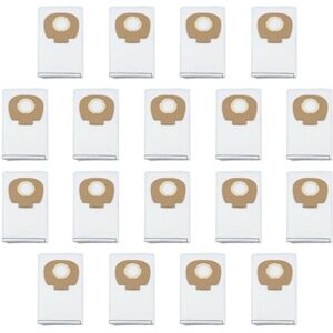 Tlily - 18Pcs Dust Bags for Makita VC2010L VC2512L VC2012L VC3011L VC3012L Robot Vacuum Cleaner Part Sweeper Replacement