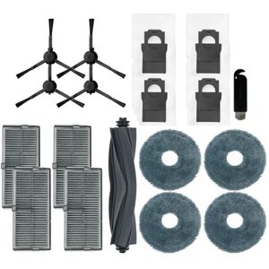 Tlily - 18PCS for X30 Pro Main Side Brush hepa Filter Mop Pads Bags