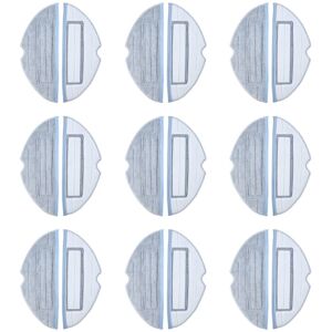 Tlily - 18Pcs Replacement Mop Cleaning Cloth for Roborock S7 T7 T7Plus Robot Vacuum Cleaner Spare Parts