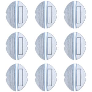 TLILY 18Pcs Replacement Mop Cleaning Cloth for S7 T7 T7Plus Robot Vacuum Cleaner Spare Parts