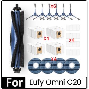 Tlily - 19PCS Main Brush Hepa Filter Dust Bag Mop Cloth for Accessories