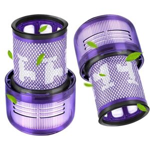ZVD 2-pack Hepa filters for Dyson V12 Detect Slim vacuum cleaner – rear filter replacement part