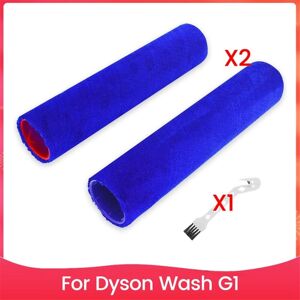 Tlily - 2 Pack Roller Brush Replacement Parts for Wash G1 Wet Cleaner, Floor Scrubber Machine Vacuum Attachments