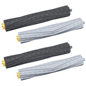 BEIJIYI 2 Pack Rubber Brushes Kit for iRobot 800 and 900 Series Robot Vacuum Cleaner, Replacement Roller Brush for Roomba 850 860 861 866 870 880 890 960 980