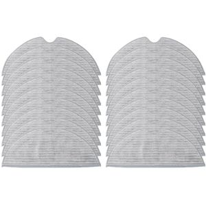 Tlily - 20 Pcs Mop Cloths For Xiaomi Dreame Bot D9 L10 Pro Robotic Vacuum Cleaner Replacement Spare Parts