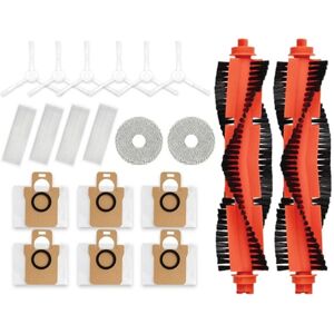 TLILY 20PC for M30 Pro C107 Roller Side Brush Filter Dust Bag