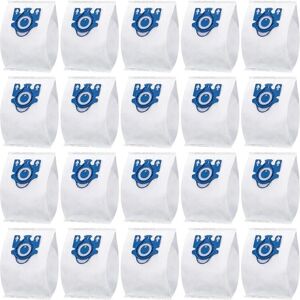TLILY 20Pcs 3D Dust Bags for Miele gn Vacuum Bags for Miele Classic C1 Complete C1, C2, C3, S400I S600 S2 S5 S8 Series