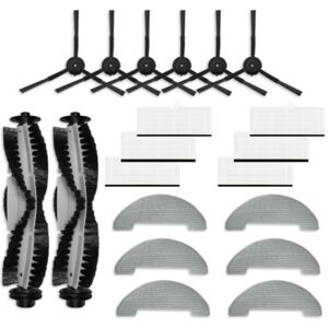 Tlily - 20Pcs Accessories Kit for Vactidy T7 T8 Robot Vacuum Cleaner, Main Side Brush, hepa Filter, Mop Pad, Replacement