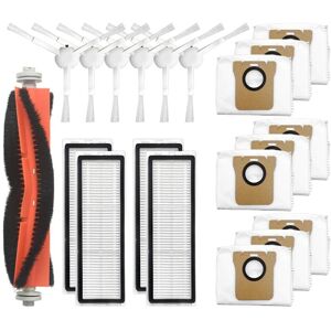 Tlily - 20Pcs Replacement Spare Parts for Xiaomi Mijia B101CN Robot Vacuum Cleaner Main Side Brush Hepa Filter Dust Bag