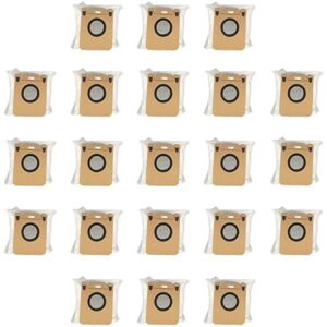 TLILY 21Pcs Dust Bags for Xiaomi Dreame Bot D10 Plus RLS3D Vacuum Cleaner Spare Parts Accessories