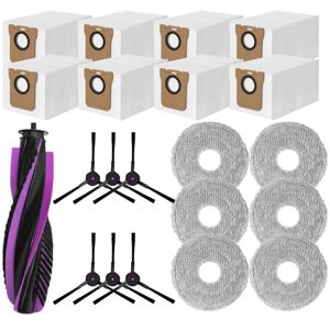 TLILY 21PCS for P20 PRO Robot Vacuum Cleaner Replacement Accessories Main Side Brush Mop Cloth Dust Bag
