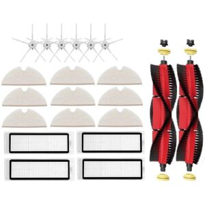 Tlily - 21PCS for Xiaomi Roborock S6/S5/S60/S65/S51/S55/T6/T7Pro/E25/E35/T4/T5/S5MAX/S6Pure/E4/E5 Vacuum Cleaner Accessories Kit