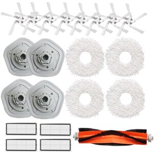 Tlily - 21Pcs Replacement Accessories Washable Mop Cloth Main Side Brush hepa Filter For Dreame W10/W10 Pro Vacuum Cleaner Part