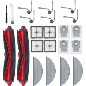 TLILY 22Pcs Main Side Brush Filter Mop Dust Bag Replacement Parts for Q10 / + Vacuum Cleaner Accessories
