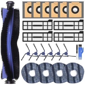Tlily - 23PCS for X10 Pro Omni Main Brush Mop Cloth Side Brushes Filter