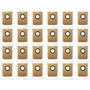 Tlily - 24Pc for Conga Home Roidmi eve CC/Conga 10000,8090 Ultra ,9090 AI/Eufy L50 L60 SES/Everybot Q5/Haier H9+ Dust Bags Sack