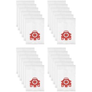TLILY 24Pc Replacement Vacuum Bags for Miele fjm AirClean 3D Efficiency Dust Bags, Models Miele f j m Series Vacuum Cleaner