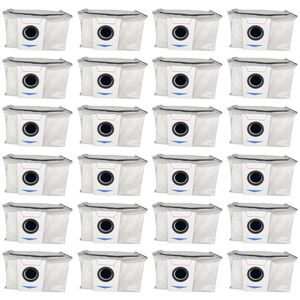 TLILY 24Pcs Dust Bag for Ecovacs X1 / T10 OMNI Robot Vacuum Cleaner Garbage Bags Dirty Bags Replacement Accessories
