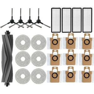 Tlily - 24Pcs for Bot L30 Ultra Main Side Brush, Filter, Dust Bag-B