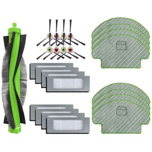Tlily - 25 pieces replacement accessories for iRobot Roomba combo 113 r113840 special spare parts for cleaning of sweeping robot