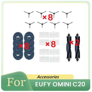 Tlily - 26 Pcs for omini C20 Sweeping Robot Accessories Cleaner Parts