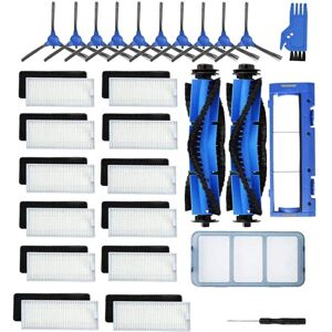 TLILY 28-Pack Replacement Parts Accessories Kit for Eufy RoboVac 11S 12 30C 15T 15C 35C Robotic Vacuum Cleaner 12 Filters