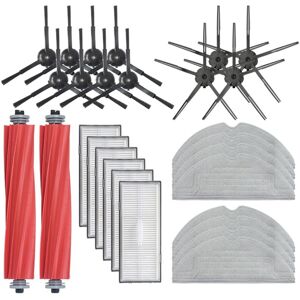 Tlily - 28Pcs Accessories Kit for Roborock G10S/G10S Pro/S7 maxv Ultra Robot Vacuum Cleaner Filter Main Side Brush Mop Cloth