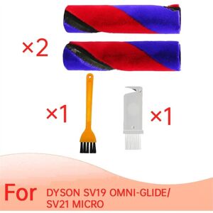 Tlily - 2PCS Main Brush Replace for SV19 OMNI-GLIDE/SV21 micro Vacuum