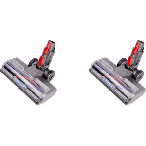 Tlily - 2X Brush for Dyson V7 V8 V10 V11 V15 Vacuum Cleaner Electric Brush with Direct Drive Motor Head Turbine Brush