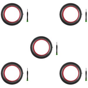 Tlily - 5X for Dyson V12 V10 Slim Vacuum Cleaner Dust Bin Top Fixed Sealing Ring Dust Bucket Filter Cleaner Garbage Box