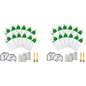 TLILY 2X for Kobold Vacuum Cleaner Bag Kit Compatible for Vorwerk Kobold VK140 VK150-A
