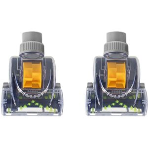 Tlily - 2X Universal Vacuum Turbo Floor Brush for Pet Hair Bedding Carpet Mites Removal Dust Collector Brush Head Cleaner Parts