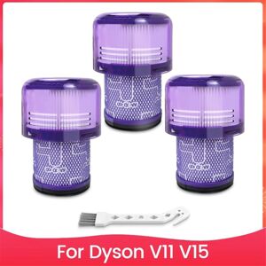 Tlily - 3 Pack Vacuum Filter Replacement for V11 V15 Cordless