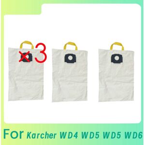 TLILY 3 Pcs Parts Cloth Dust Bag for WD4 WD5 Creamy White