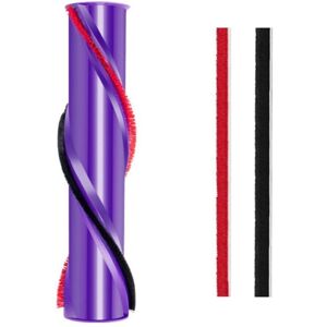Tlily - 3Pcs Replacement Roller Brush Soft Plush Strips For Dyson V10 Cordless Vacuum Cleaner Spare Parts Accessories