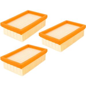 Tlily - 3PCS Vacuum Cleaner Filter Replacement For karcher Flat-Pleated MV4 MV5 MV6 WD4 WD5 WD6 p premium WD5