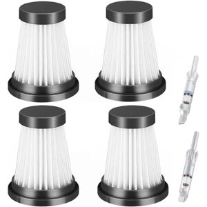 Gotrays - 4 Pack Replacement hepa Filters for Moosoo K12 K12 Pro K13 Cordless Vacuum Cleaner, Handheld Vacuum Filter Accessories