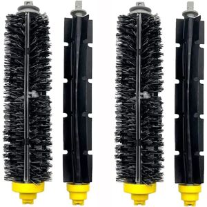 MEMKEY 4 Replacement Roller Brush Accessory Kits Compatible with iRobot Roomba 600 Series Vacuum Cleaner 605 606 615 616 620 621 625 630 631 650 653 655 660